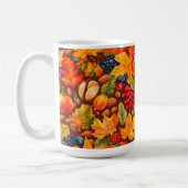 Mug La récolte forestière d'automne Thanksgiving (Gauche)
