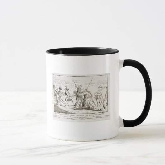 Mug La réconciliation entre Britannia Amérique (Droite)