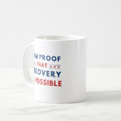 Mug La récupération rouge et bleu est possible la sens (Devant gauche)