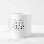 Mug La reddition est le début de la paix, parole de Di (Devant gauche)