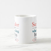 Mug La reddition est où la guérison commence Vérité sc (Centre)