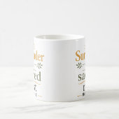 Mug La reddition est un repos sacré Inspirant et basé (Centre)