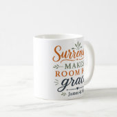Mug La reddition fait place à la grâce Foi botanique (Devant droit)