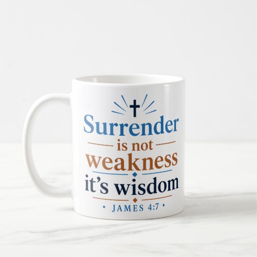 Mug La reddition n'est pas une faiblesse, c'est une sa (Gauche)