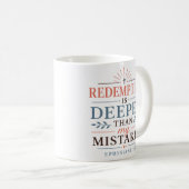 Mug La rédemption est plus profonde que mes erreurs ch (Devant droit)