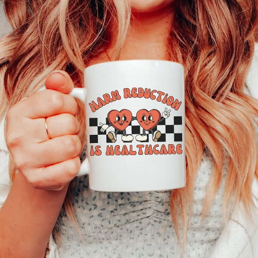 Mug La Réduction Des Dommages Est Les Soins De Santé,