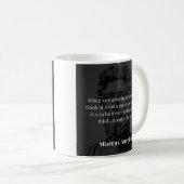 Mug La réflexion matinale de Marcus Aurelius : Gratitu (Devant droit)