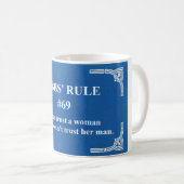 Mug la règle 69 de Gibbs (Devant droit)