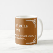 Mug la règle 91 de Gibbs (Devant droit)