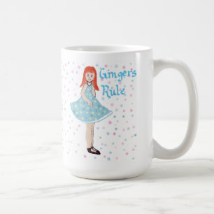 Mug "La règle de Ginger" Petite Fille Mignonne