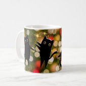 Mug La règle des chats noirs ! Amour Mini-panthère pou (Devant gauche)