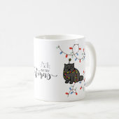 Mug La règle des chats noirs ! Whiskers & Christmas Ch (Devant droit)