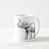 Mug La règle des éléphants (Devant droit)