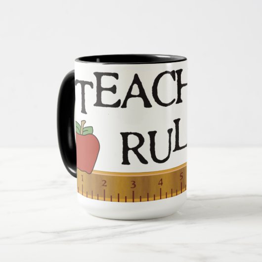 Mug La règle des enseignants (Devant gauche)