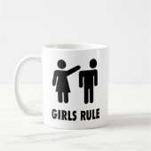Mug La règle des filles (Gauche)