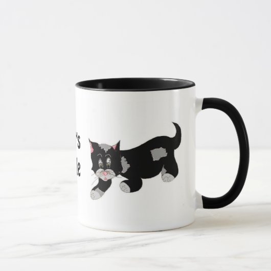 Mug La règle du chat (Droite)