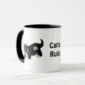 Mug La règle du chat (Devant gauche)