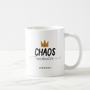 Mug La reine de maman de coordonnateur de chaos