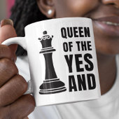 Mug LA REINE D'Échecs DE L'OUI ET L'Improvisation