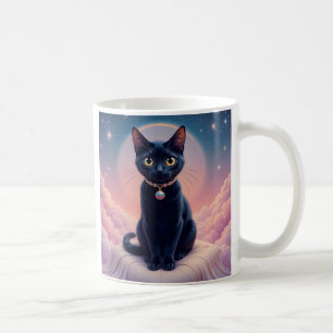 Mug La Reine Du Ciel De Chat Noir