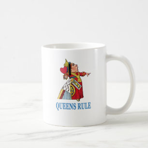 Mug La reine du coeur déclare, "règle de la Reine !