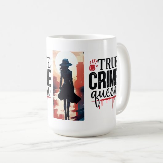Mug La reine du vrai crime (Devant droit)
