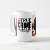 Mug La reine du vrai crime (Devant gauche)