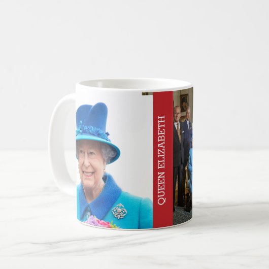 Mug La Reine Elizabeth de l'Angleterre (Devant gauche)
