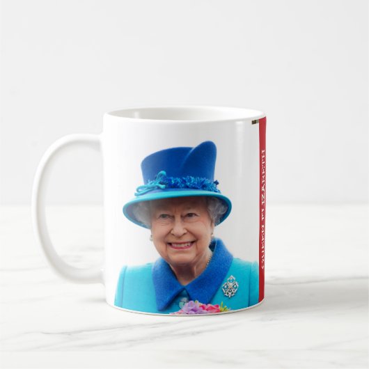 Mug La Reine Elizabeth de l'Angleterre (Gauche)