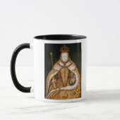 Mug La Reine Elizabeth I dans des robes longues de (Gauche)