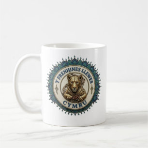 Mug La Reine Lionne. pays de Galles 
