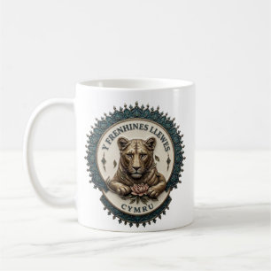 Mug La Reine Lionne. pays de Galles 