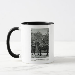 Mug La Reine Victoria à cheval au Balmoral, 1863