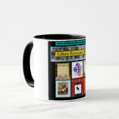 Mug La Renaissance courtoise B/W classique deux a (Devant gauche)