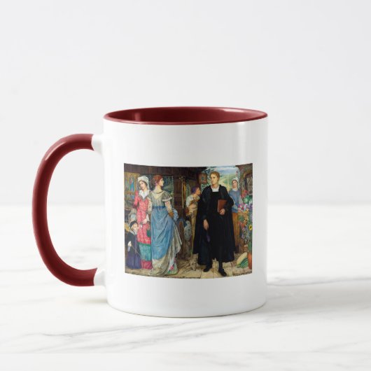 Mug La rencontre de chance c. 1907 Par Kate Elizabeth  (Gauche)