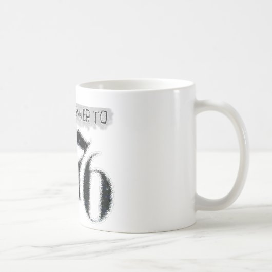 Mug La réponse à 1984 est 1776 (Droite)