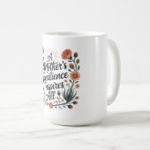 Mug La résilience d'une mère inspire tout (Devant droit)