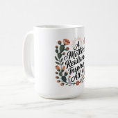 Mug La résilience d'une mère inspire tout (Devant gauche)