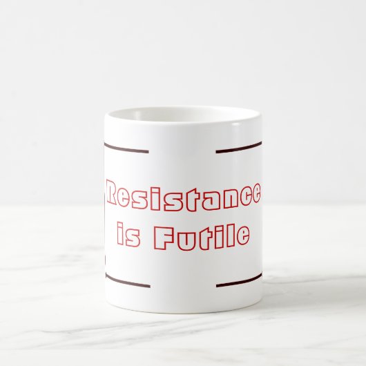 Mug La résistance est futile (Centre)
