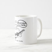 Mug La résistance est futile (l'ukulélé) (Devant droit)