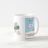 Mug La résolution du chien d'aboyer moins est de court (Devant droit)