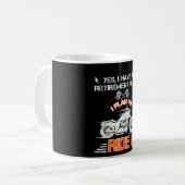 Mug La retraite de moto ont le plan à monter (Devant gauche)