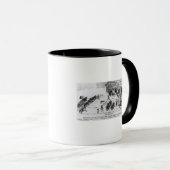 Mug La retraite, éditée 1775 (Devant droit)