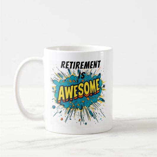 Mug La retraite est géniale (Gauche)