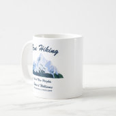 Mug La Retraite est partie Randonnée Montagnes neigeus (Devant gauche)