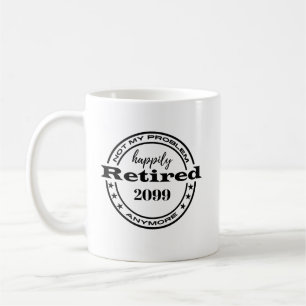 Mug La retraite n'est pas mon problème Noms des collab