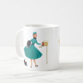 Mug La rétro des années 1950 (Devant gauche)