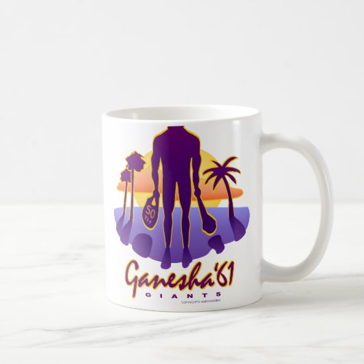 Mug La Réunion 1961 de Ganesh HS cinquantième (Droite)