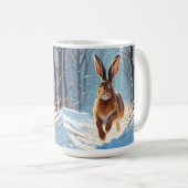 Mug La Révélation De La Neige : La Course Du Lièvre (Devant droit)