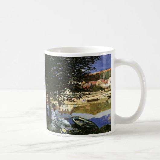 Mug La rive de la Seine, Bennecourt par Claude Monet (Droite)